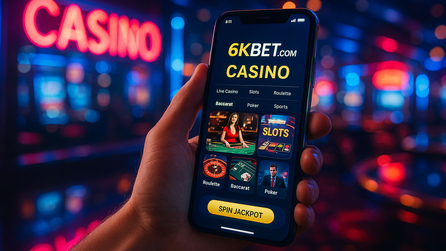 Baixar o 6KBET.COM Cassino App