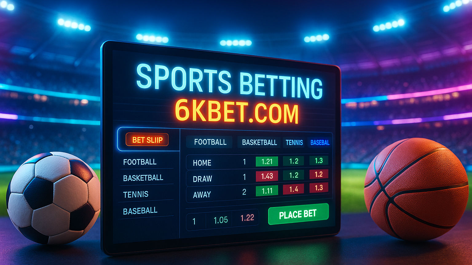 Apostas esportivas no cassino online 6KBET.COM